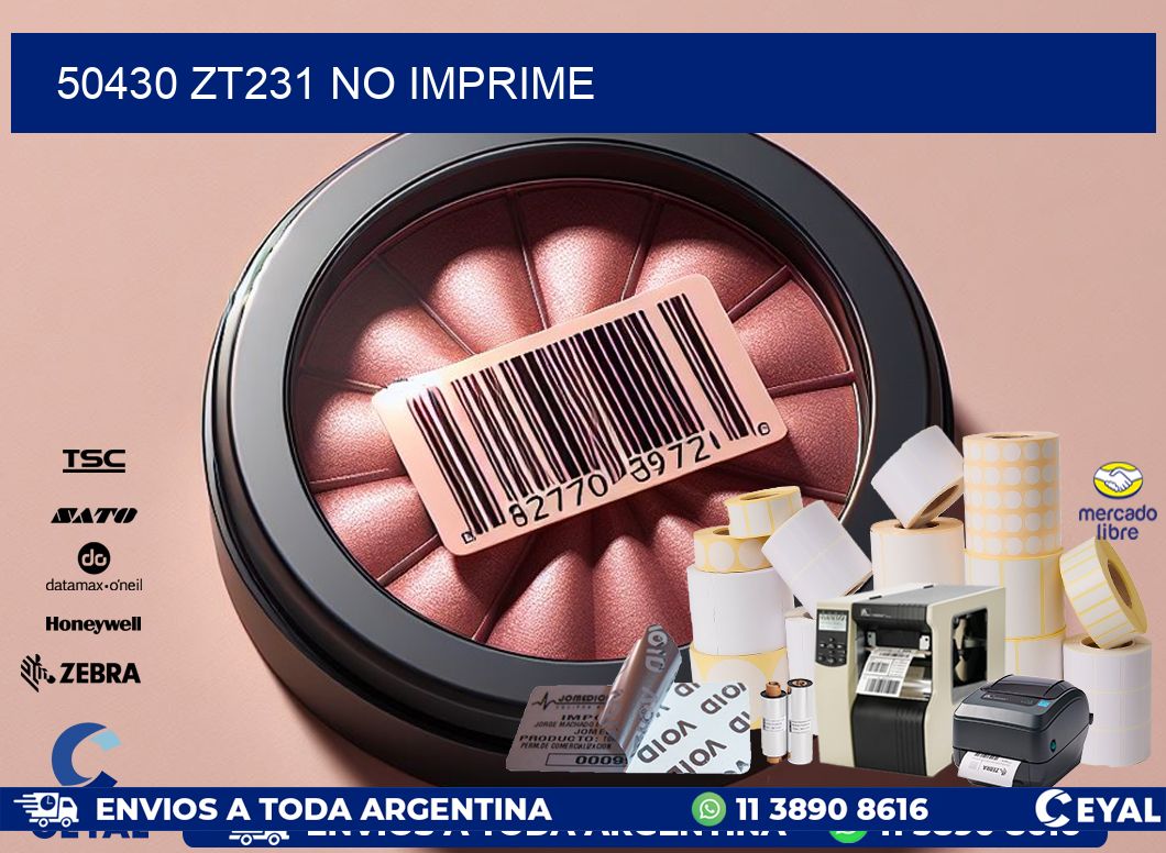 50430 ZT231 no imprime
