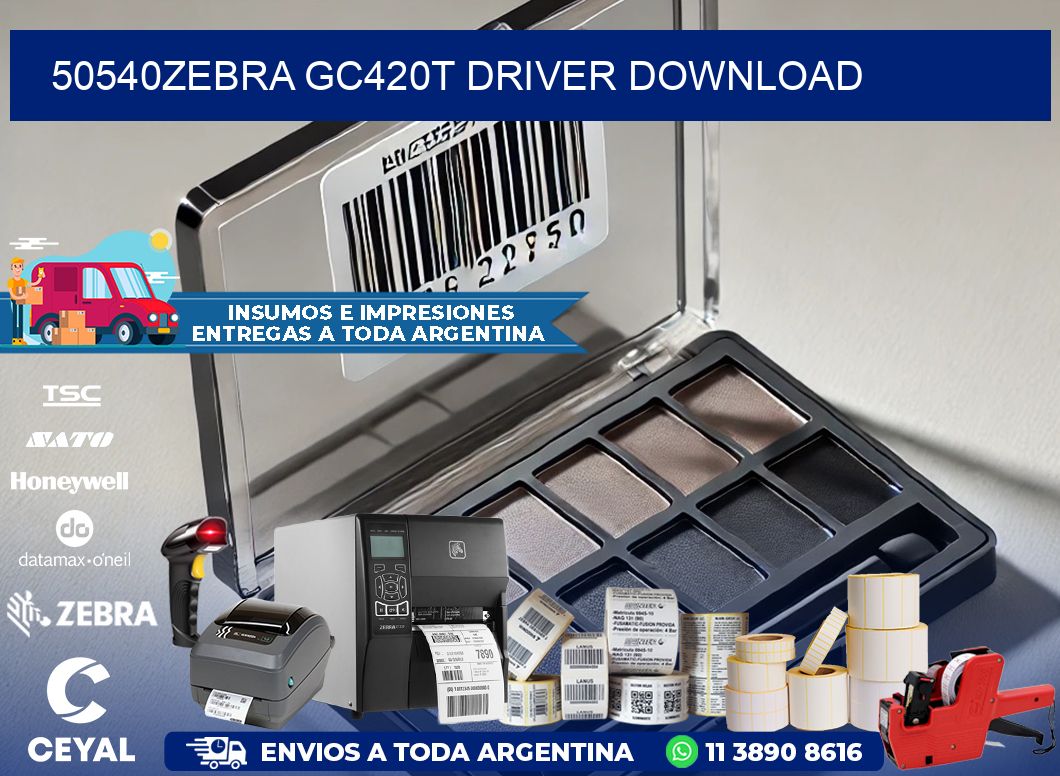 50540Zebra GC420t driver download