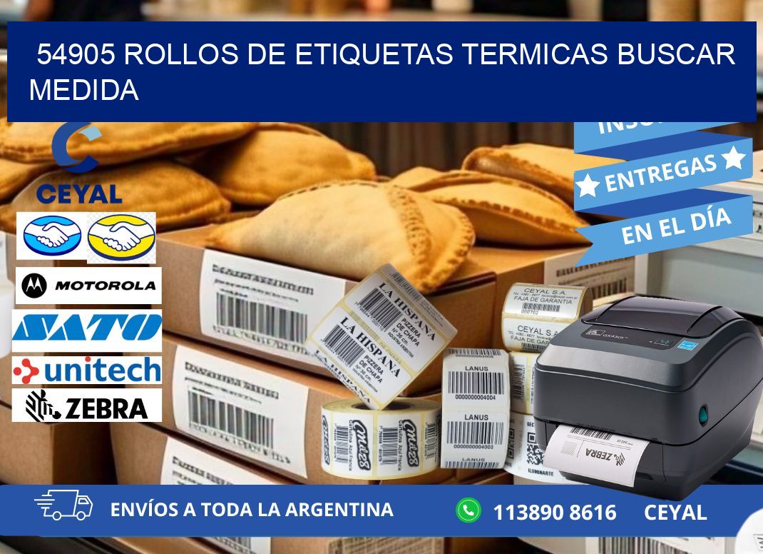 54905 rollos de etiquetas termicas buscar medida