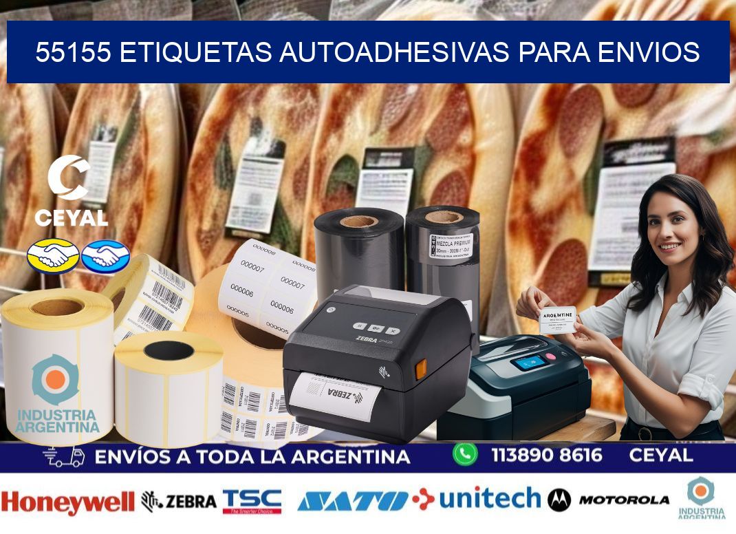 55155 etiquetas autoadhesivas para envios