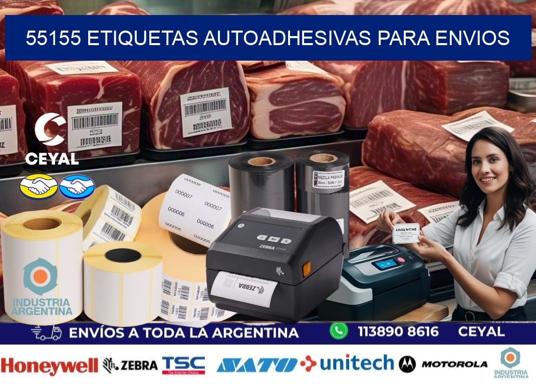 55155 etiquetas autoadhesivas para envios