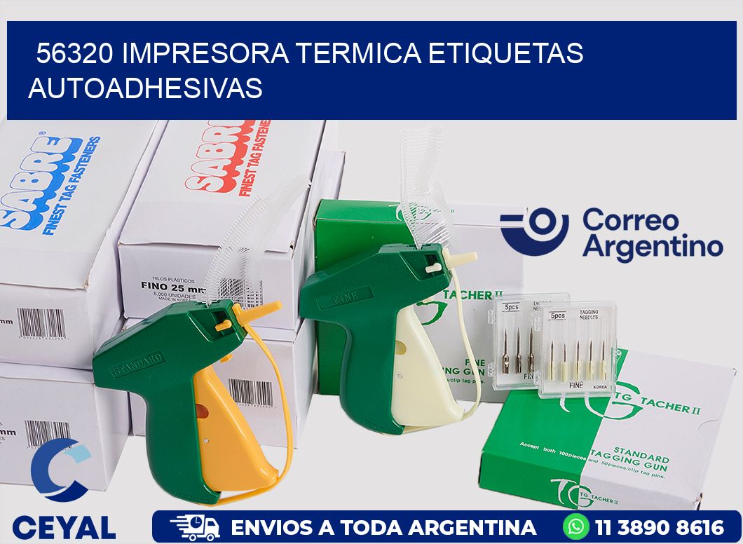 56320 Impresora termica etiquetas autoadhesivas