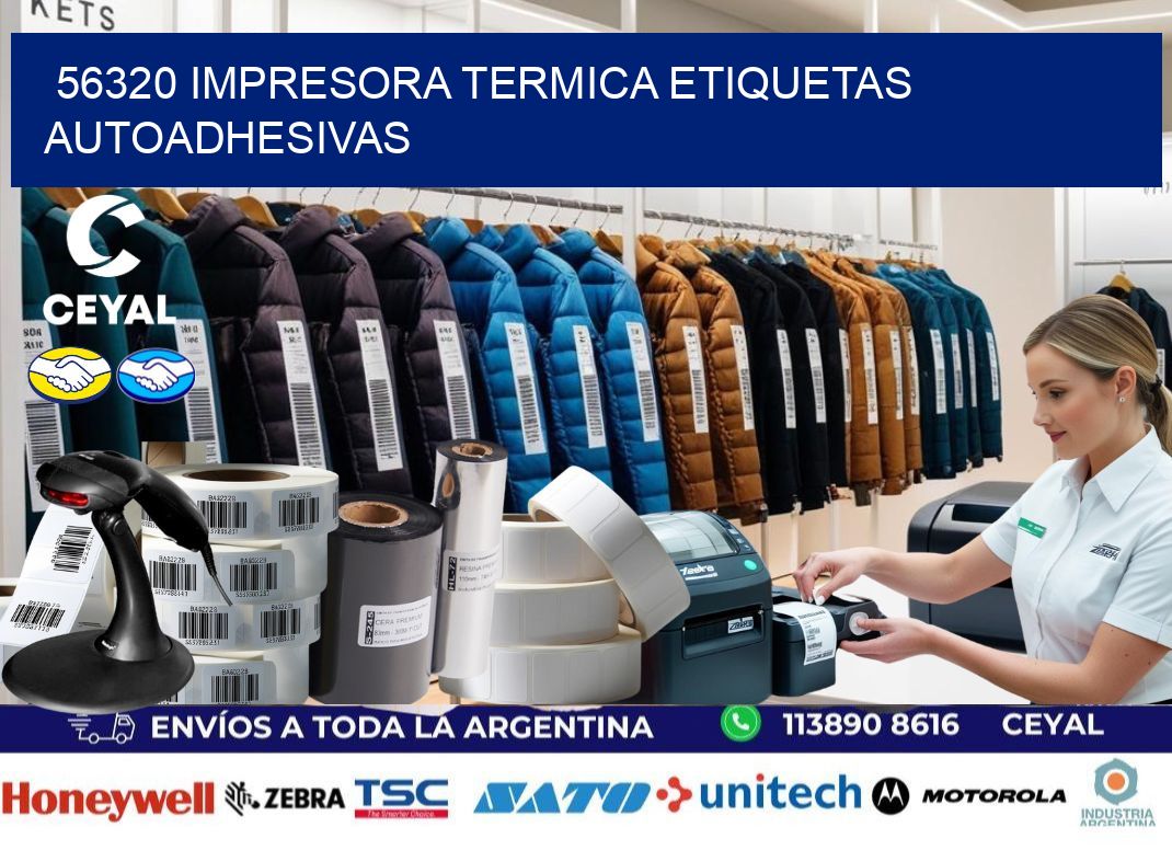56320 Impresora termica etiquetas autoadhesivas