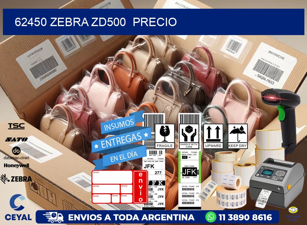 62450 Zebra ZD500  precio