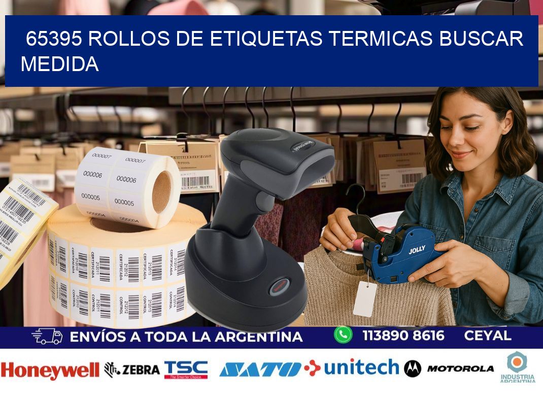 65395 rollos de etiquetas termicas buscar medida