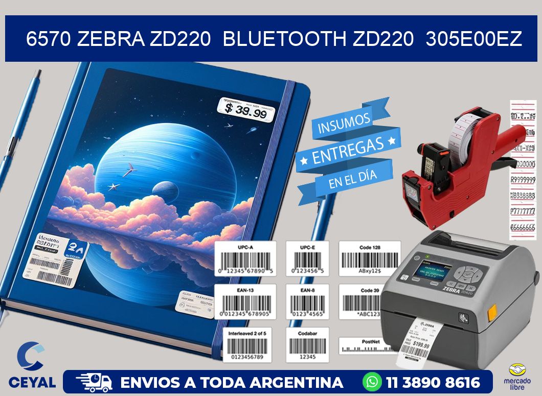 6570 Zebra ZD220  Bluetooth ZD220  305E00EZ