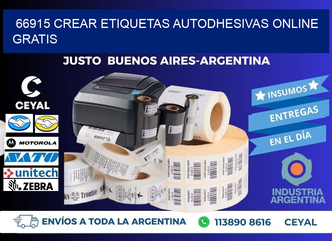 66915 Crear etiquetas autodhesivas online gratis