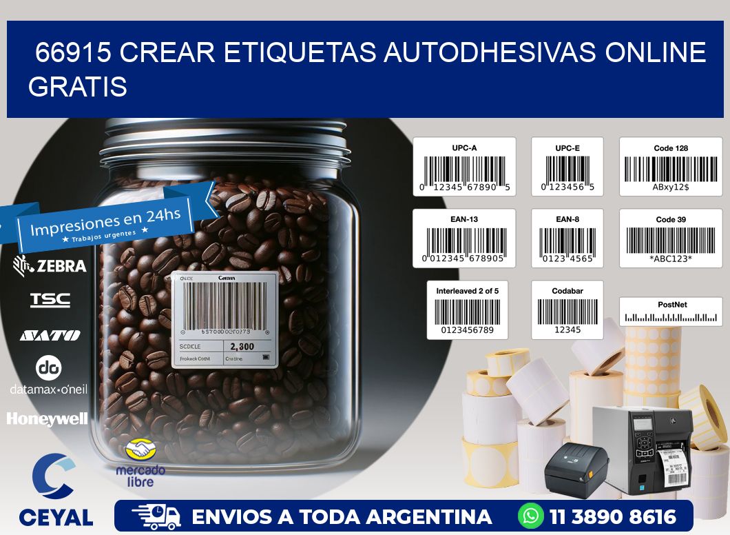 66915 Crear etiquetas autodhesivas online gratis