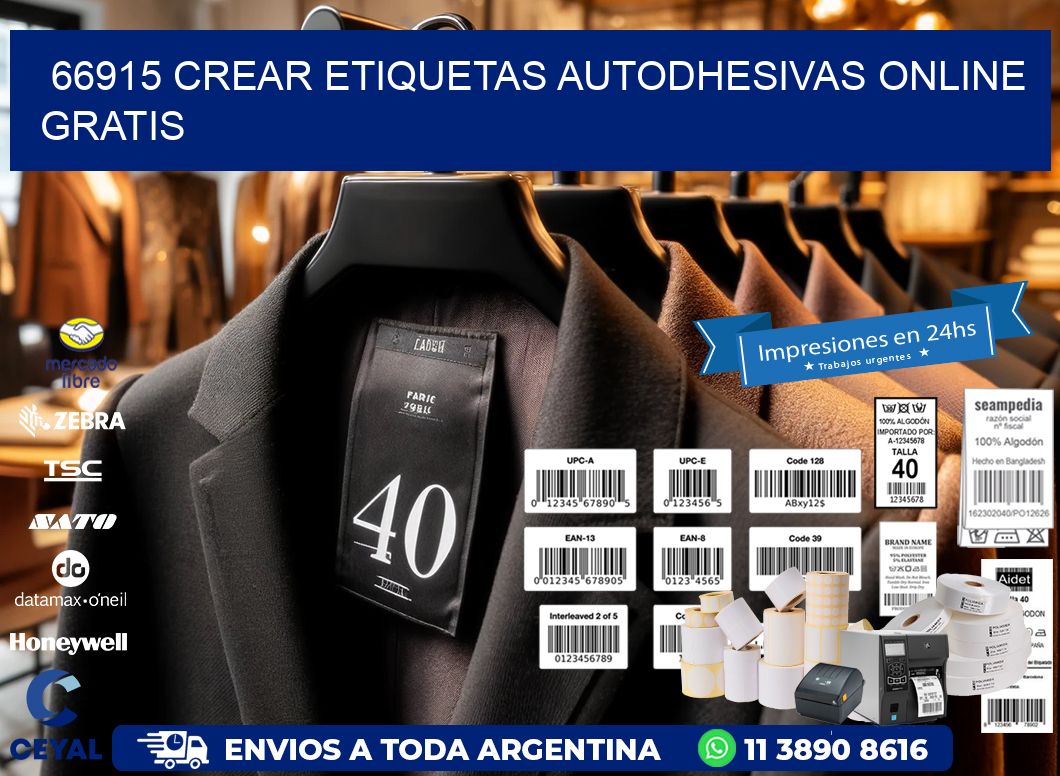 66915 Crear etiquetas autodhesivas online gratis