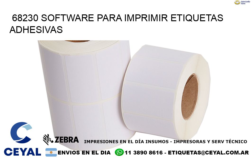 68230 software para imprimir etiquetas adhesivas