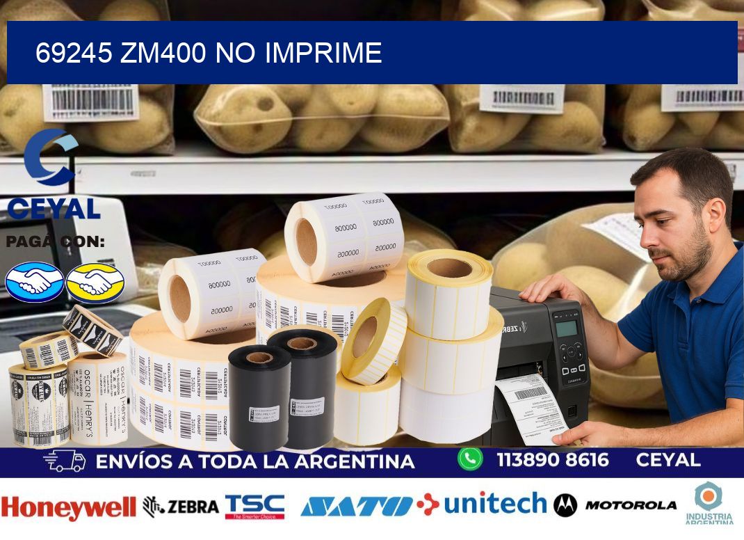 69245 ZM400 no imprime