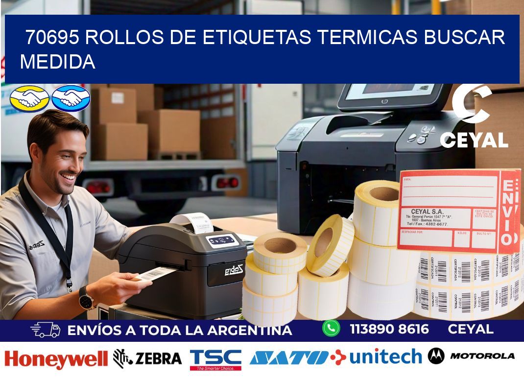 70695 rollos de etiquetas termicas buscar medida