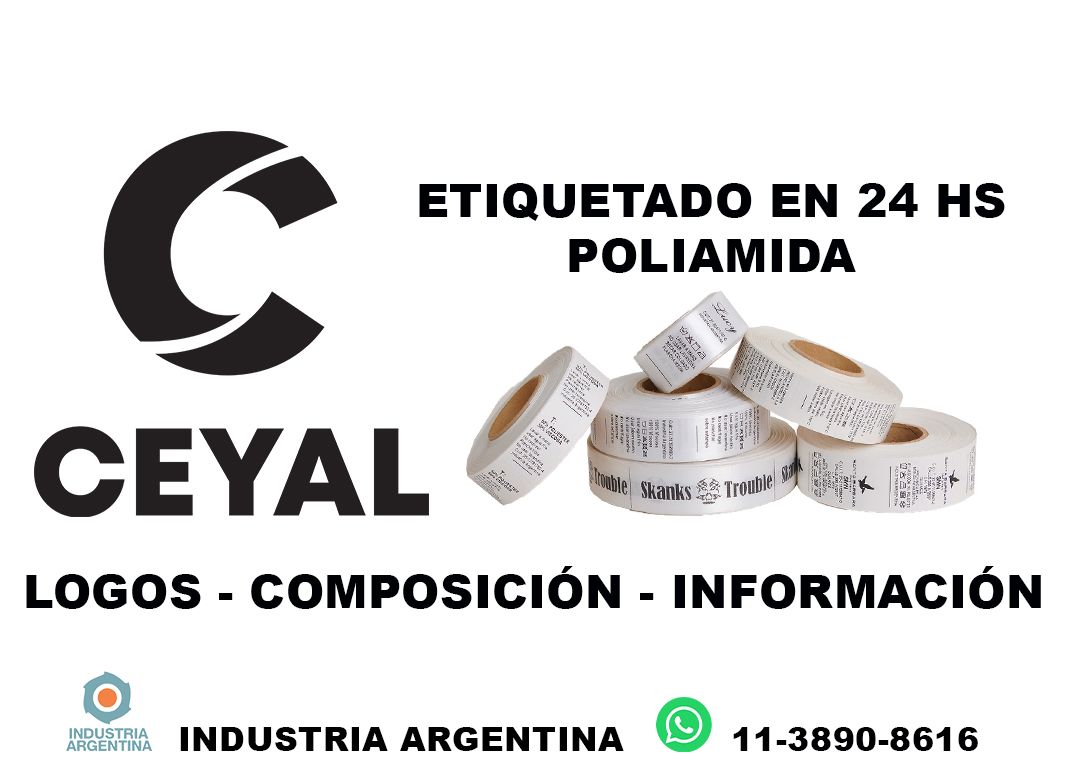 71450 etiqueta de tela zebra