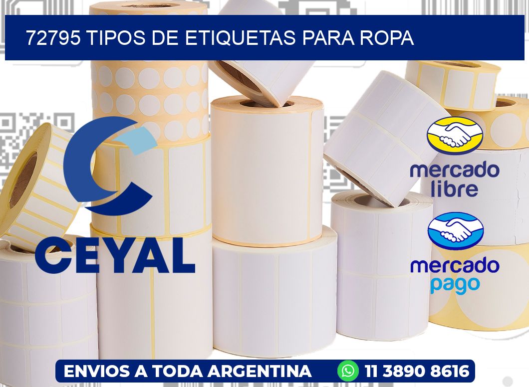 72795 tipos de etiquetas para ropa