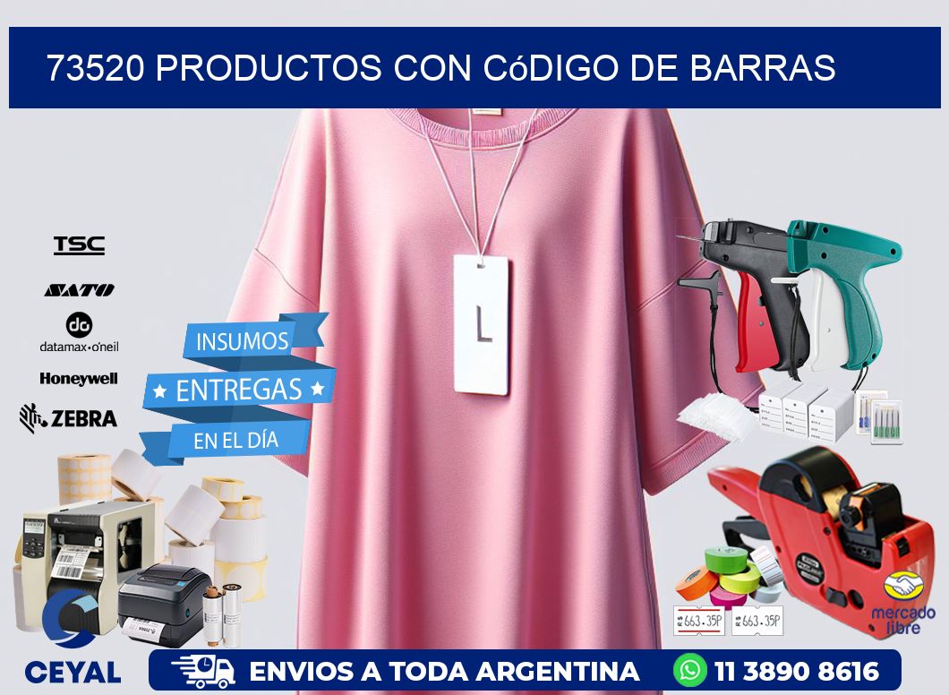 73520 Productos con código de barras