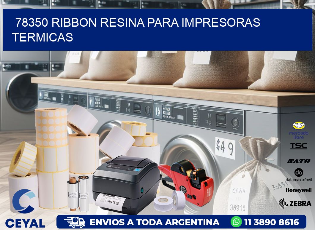 78350 ribbon resina para impresoras termicas