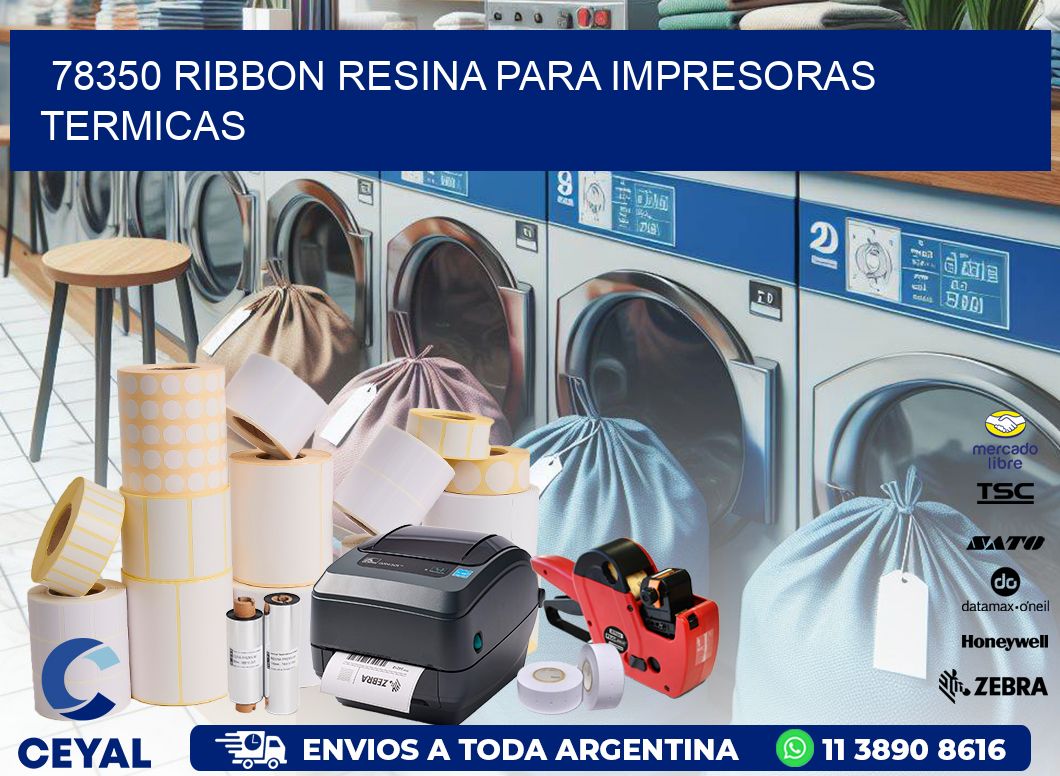 78350 ribbon resina para impresoras termicas