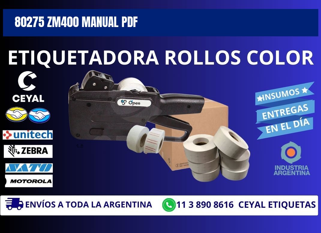 80275 ZM400 manual PDF