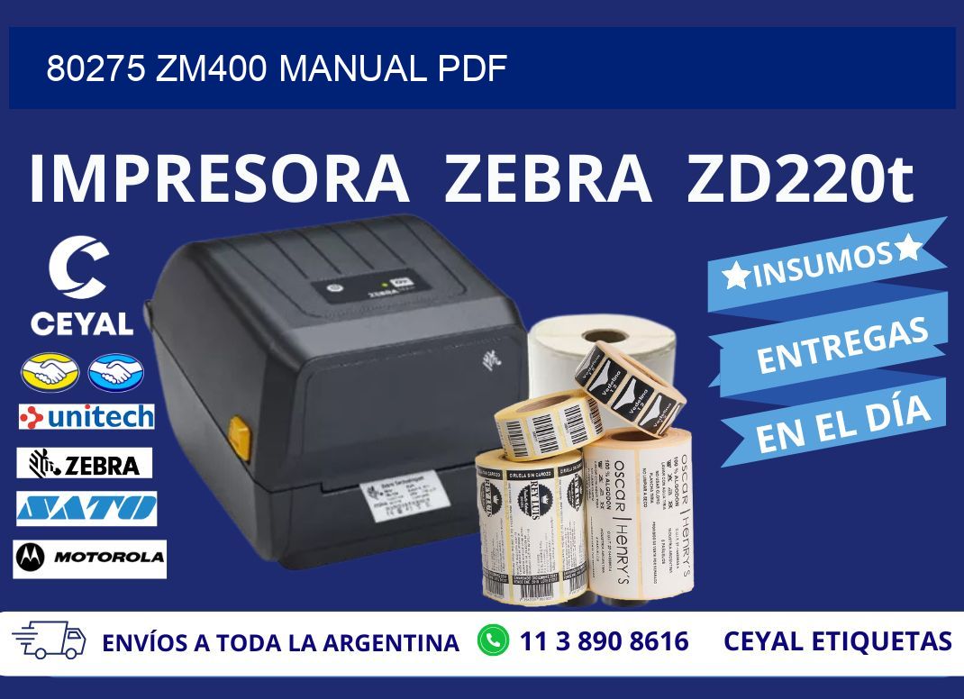 80275 ZM400 manual PDF