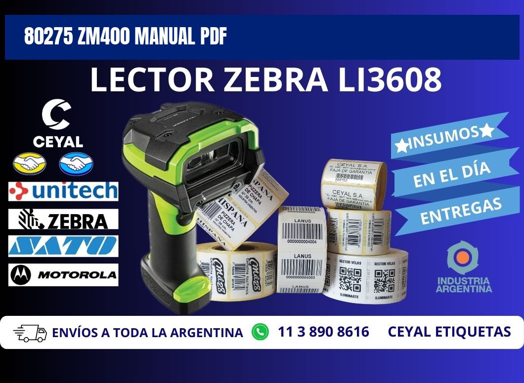 80275 ZM400 manual PDF