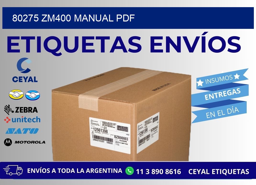 80275 ZM400 manual PDF