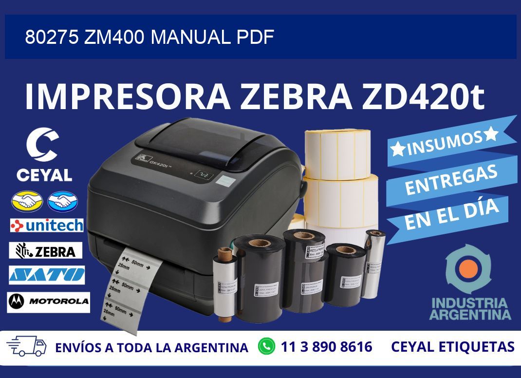80275 ZM400 manual PDF