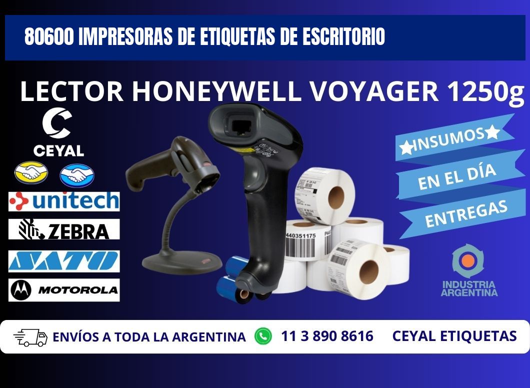 80600 impresoras de etiquetas de escritorio