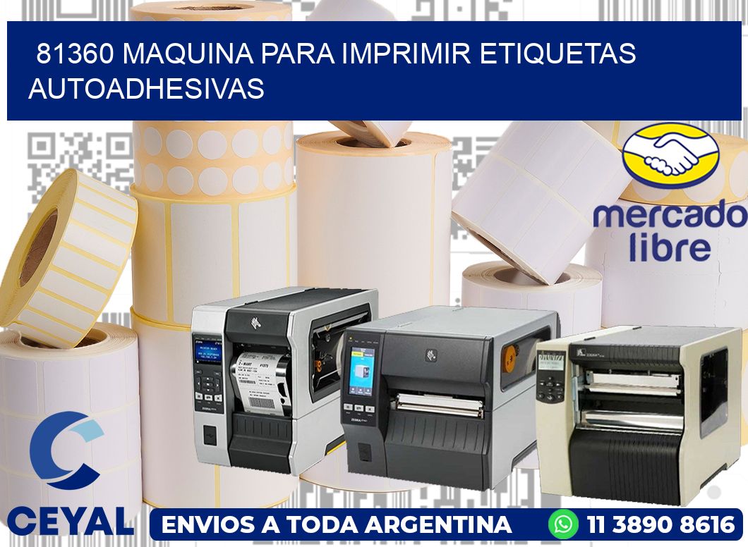 81360 maquina para imprimir etiquetas autoadhesivas