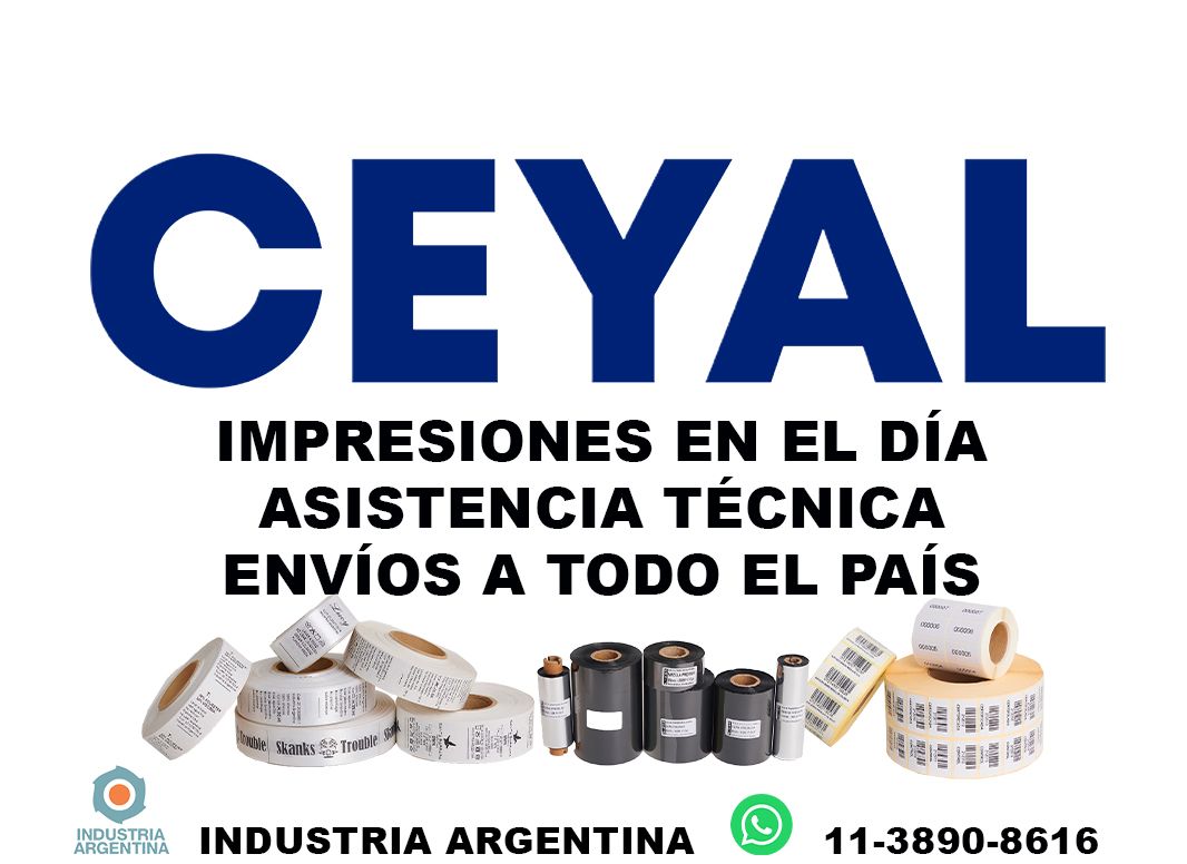 8445 impresora de etiquetas textil