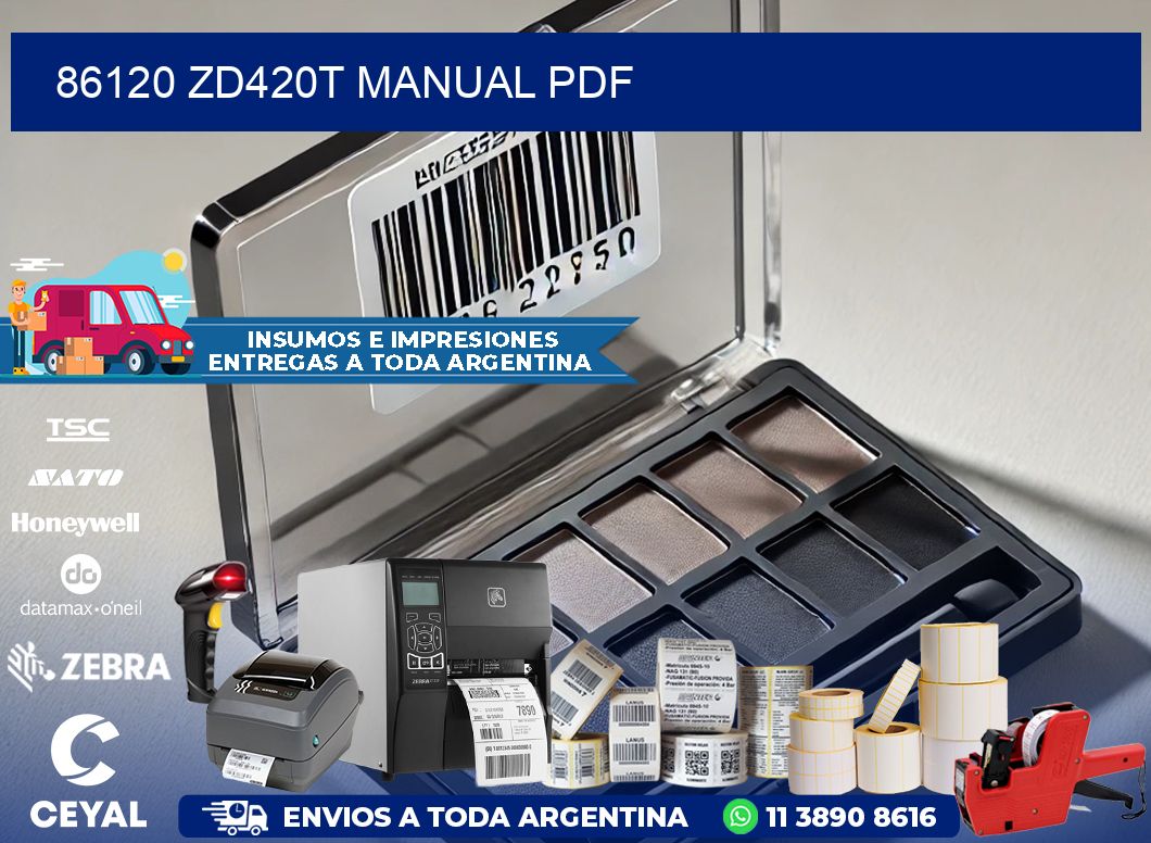 86120 ZD420t manual PDF