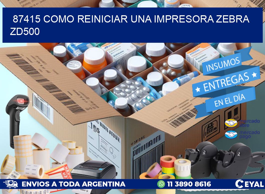 87415 Como reiniciar una impresora Zebra  ZD500