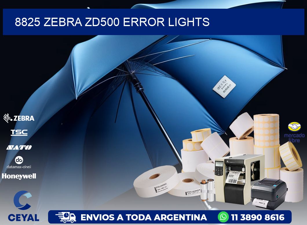 8825 Zebra ZD500 error lights
