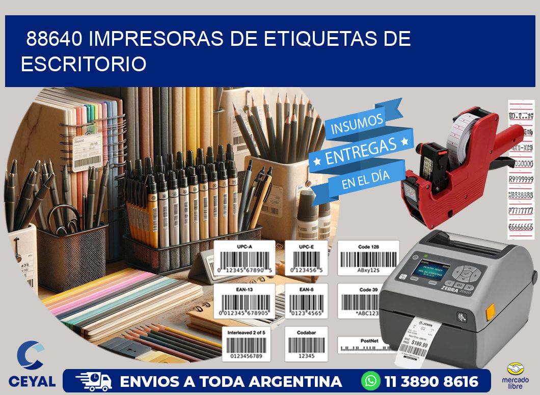88640 impresoras de etiquetas de escritorio