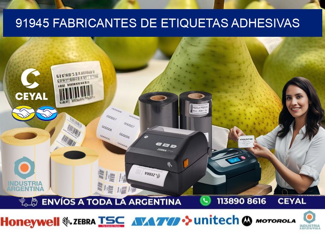 91945 Fabricantes de etiquetas adhesivas