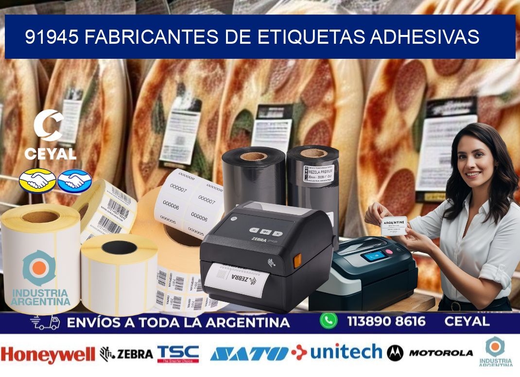 91945 Fabricantes de etiquetas adhesivas