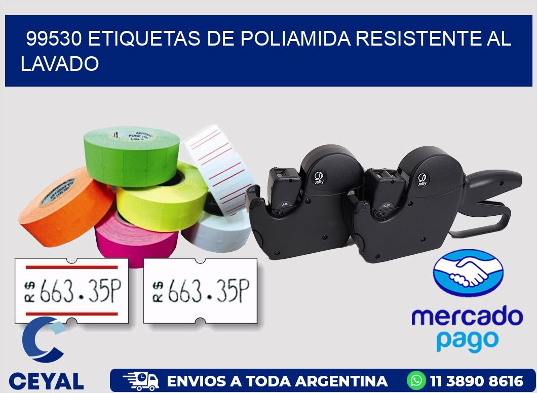 99530 Etiquetas de poliamida resistente al lavado