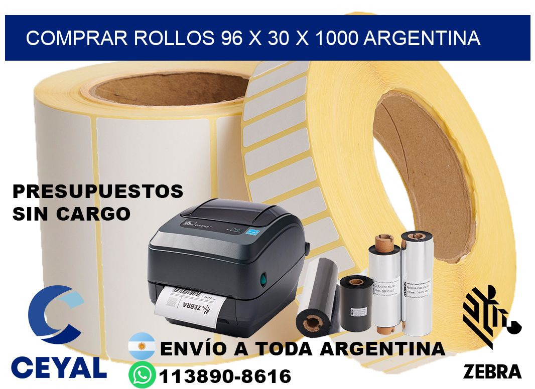 Comprar Rollos 96 x 30 x 1000 argentina