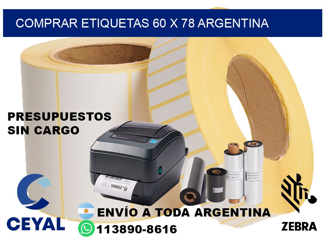 Comprar etiquetas 60 x 78 argentina
