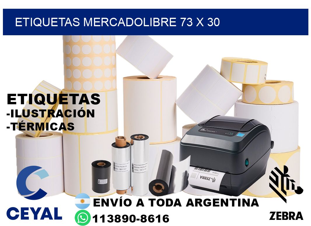 etiquetas mercadolibre 73 x 30