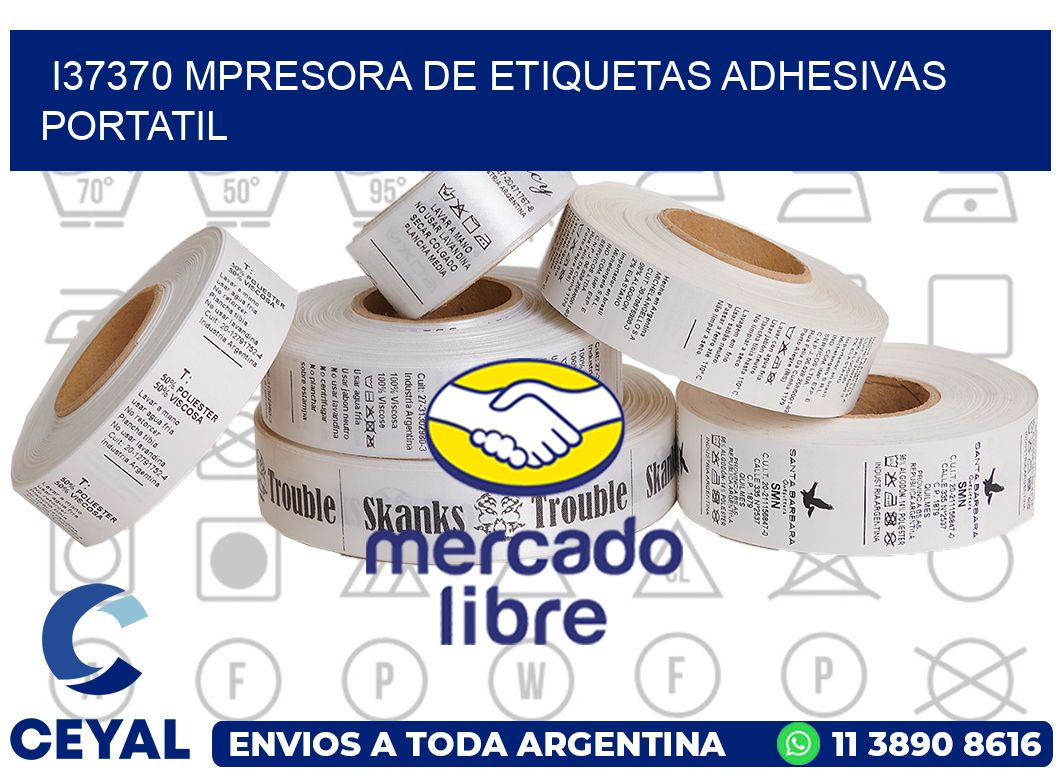 i37370 mpresora de etiquetas adhesivas portatil