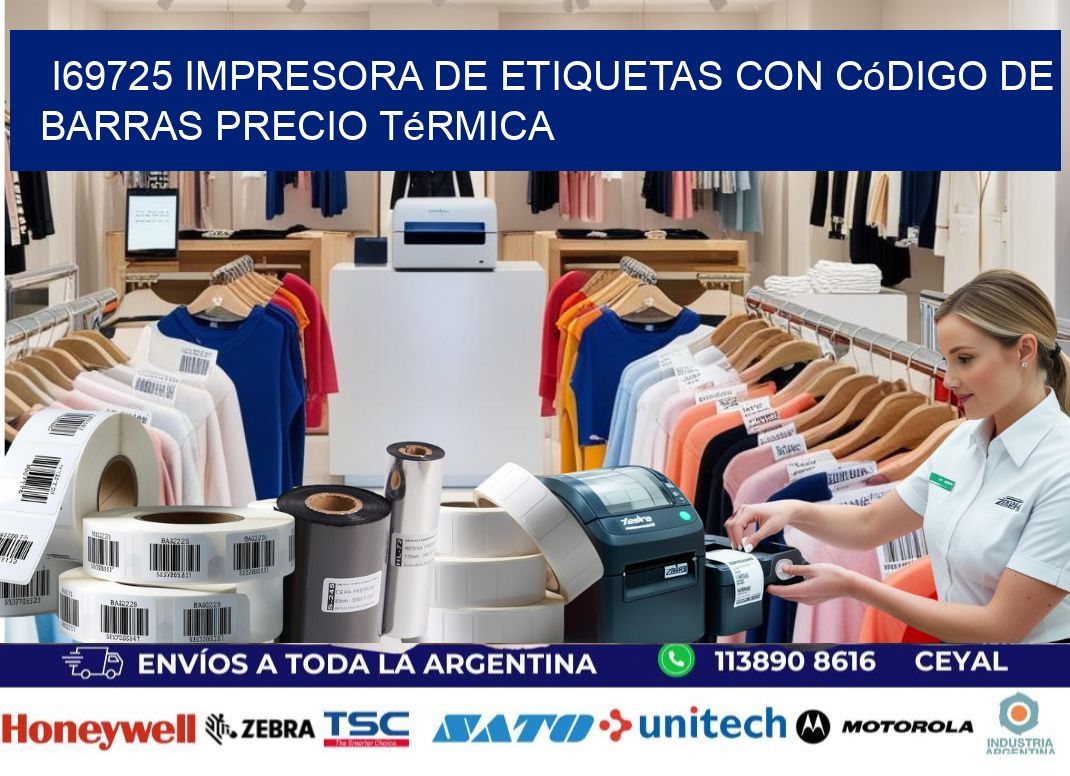 i69725 impresora de etiquetas con código de barras precio térmica
