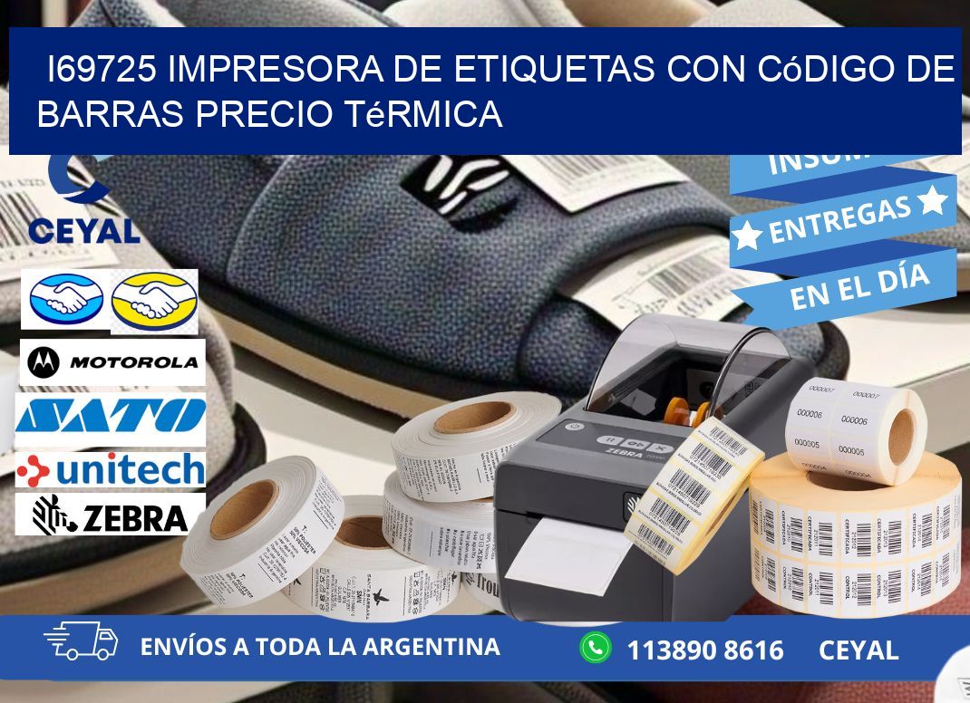 i69725 impresora de etiquetas con código de barras precio térmica
