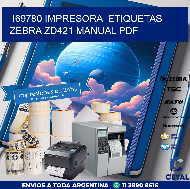 i69780 impresora  etiquetas Zebra ZD421 manual PDF