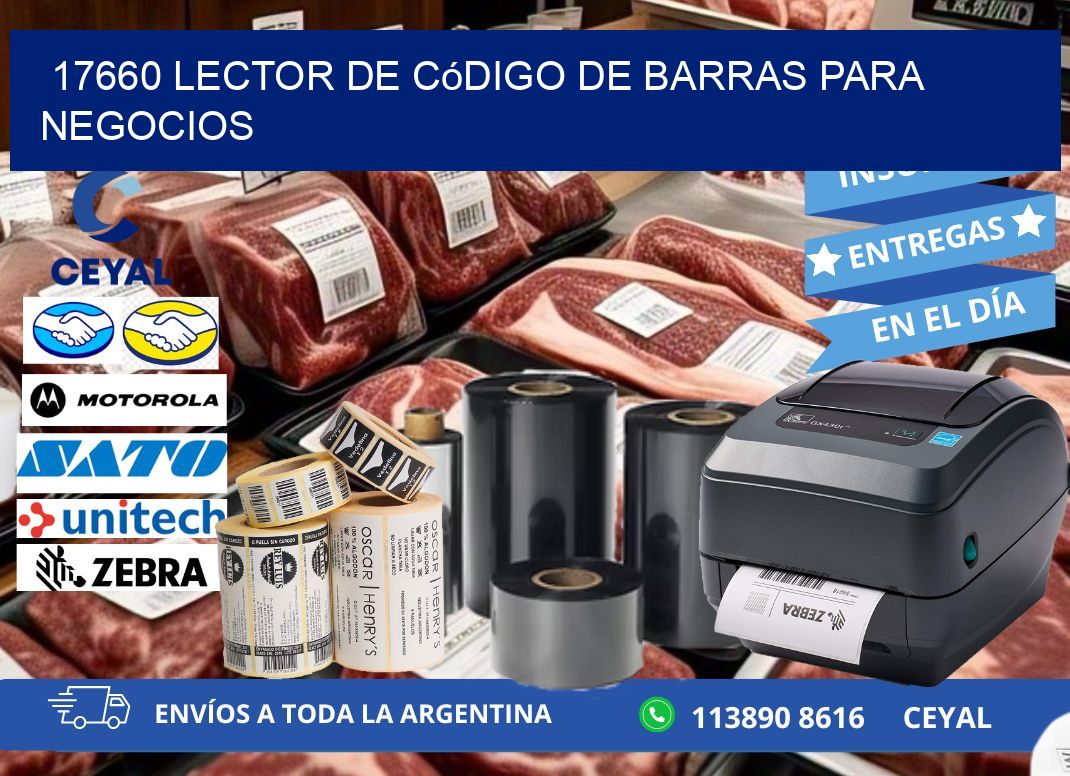 17660 Lector de código de barras para negocios