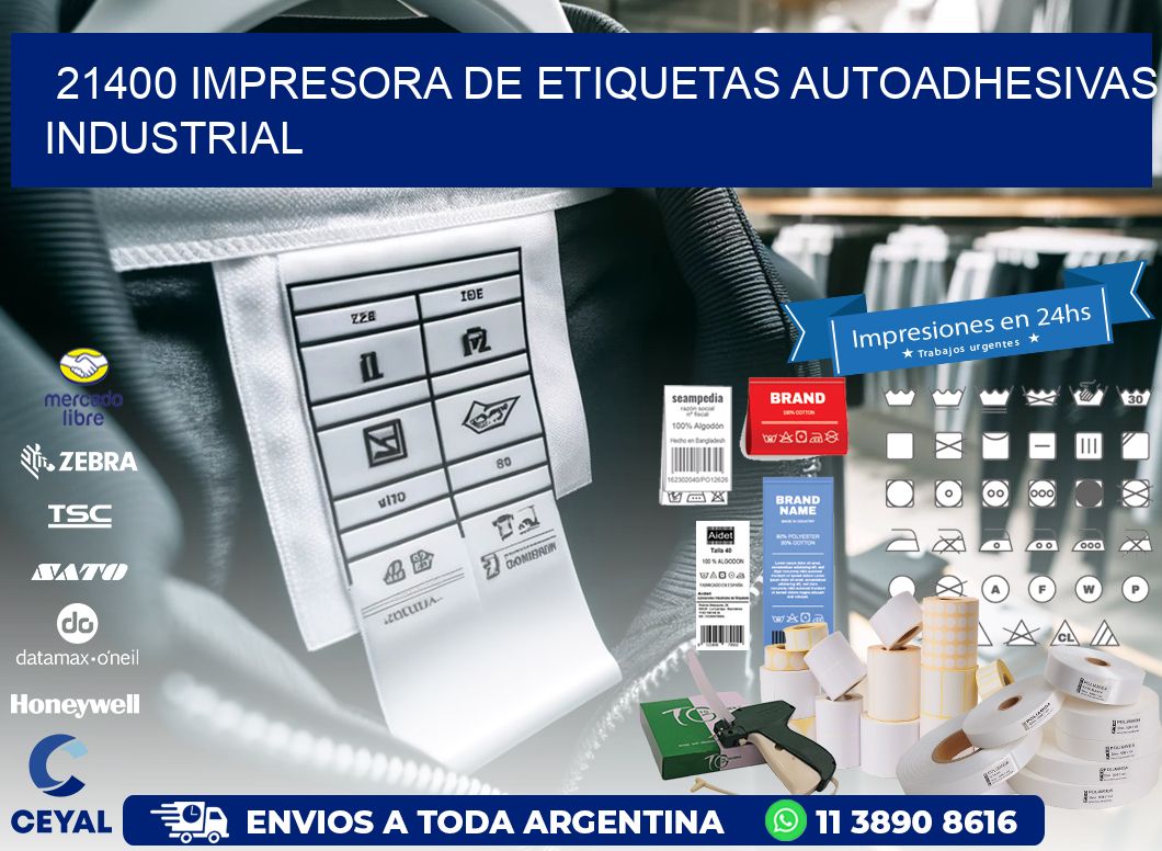 21400 Impresora de etiquetas autoadhesivas industrial