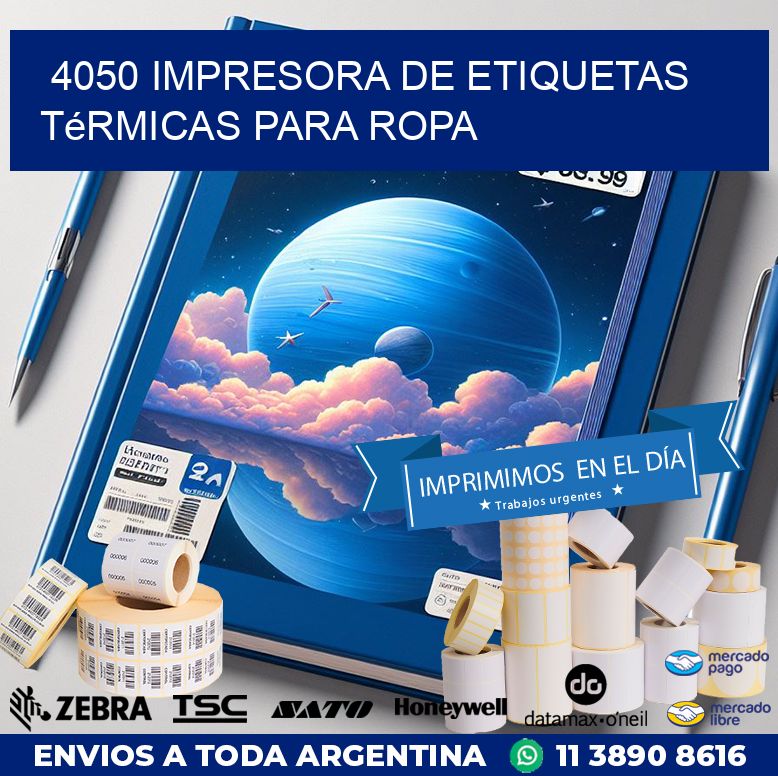 4050 impresora de etiquetas térmicas para ropa