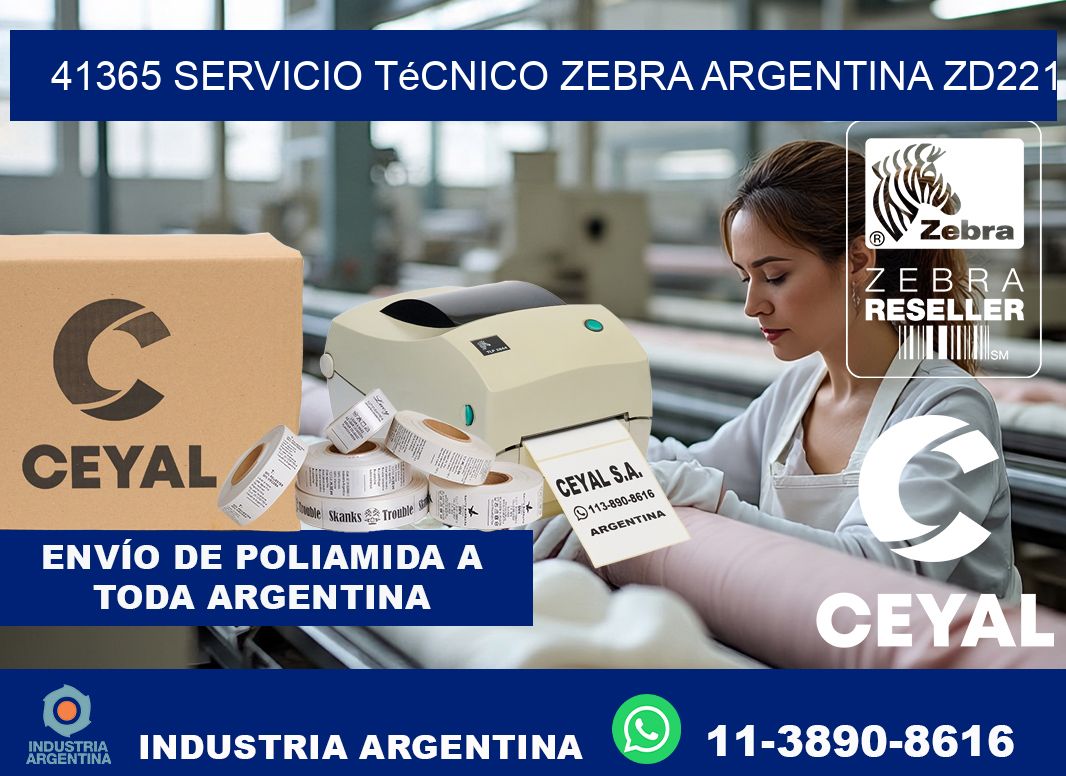 41365 servicio técnico zebra argentina ZD221