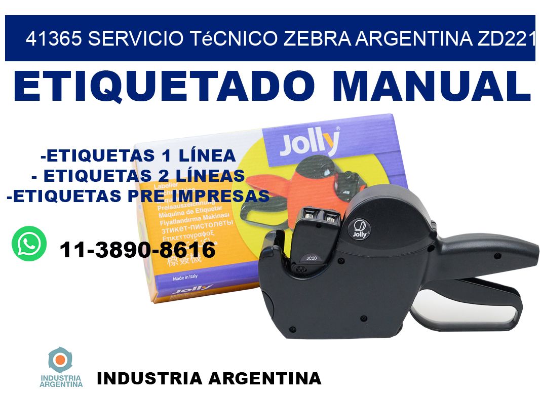 41365 servicio técnico zebra argentina ZD221