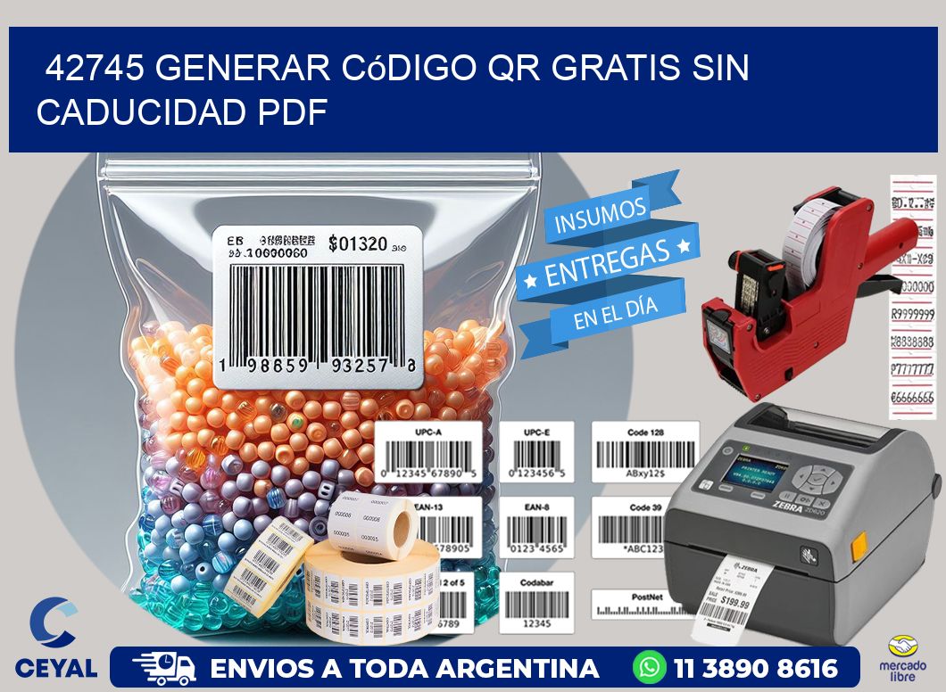 42745 Generar código QR gratis sin caducidad PDF
