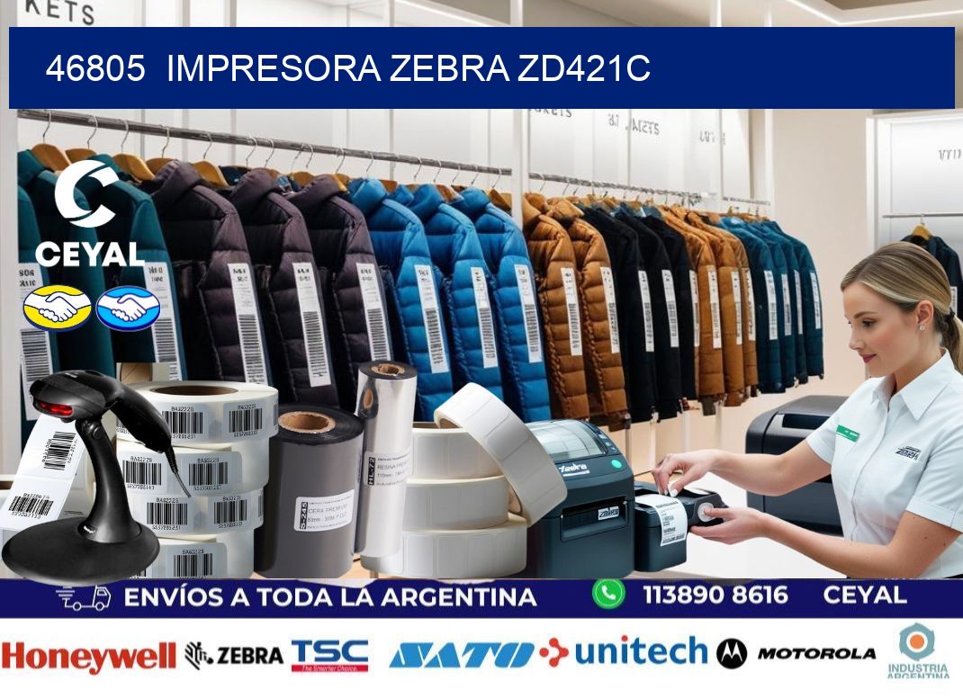 46805 Impresora Zebra zd421c